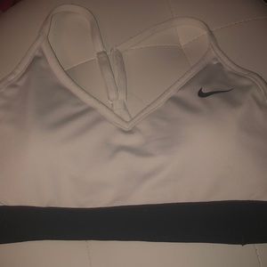 White Nike Sports Bra